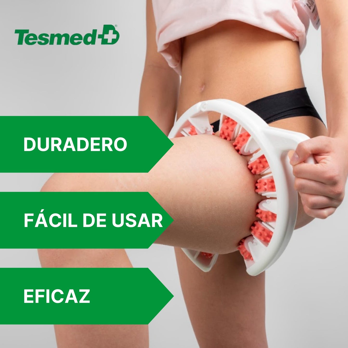TESMED Cellulite Masajeador rosa Gratis llévate 1 masajeador small verde